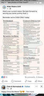 Menu photo 4 Widewaters Grill Lockport, NY