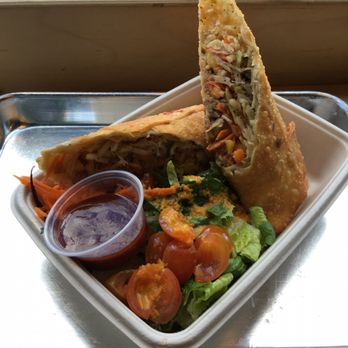 Pow Pow - Pork sword on a bowl of greens - Asian Fusion Near Me - Washington, DC, District of Columbia