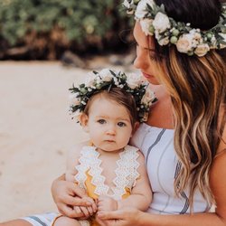 Petite Maui - Mommy and me Lei Po'o