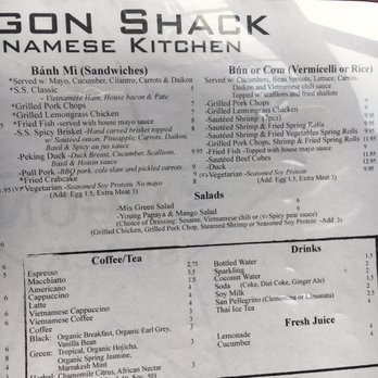 Saigon Shack - Menu 1/2017 - Vietnamese Near Me - New York, New York Saigon Shack - Menu 1/2017 - Vietnamese Near Me - New York, New York