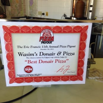 Wasim's Donair & Pizza - Pic says it all - Pizza Near Me - Calgary, Alberta Wasim's Donair & Pizza - Pic says it all - Pizza Near Me - Calgary, Alberta