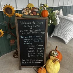 The Market at Deere Valley Farms - Market sign as of 10.07.25