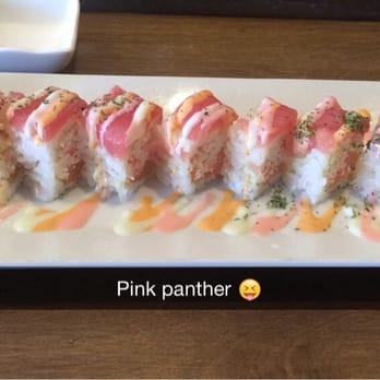 Edohana Sushi - Pink Panther Roll - Japanese Near Me - Fort Worth, Texas Edohana Sushi - Pink Panther Roll - Japanese Near Me - Fort Worth, Texas