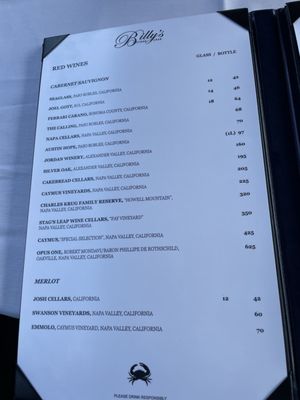 Menu photo 4 Billy's Stone Crab Restaurant Hollywood, FL Menu photo 4 Billy's Stone Crab Restaurant Hollywood, FL