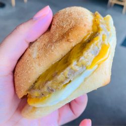 Starbucks - Impossible breakfast sandwich so good wish they had it in Canada