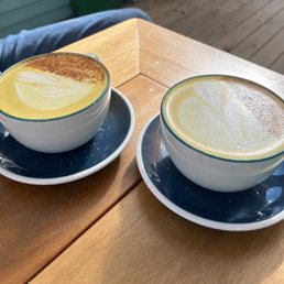 Turmeric chai lattes