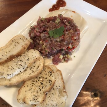 The Bowery Bar - Tuna tartare- nicely presented and seasoned well - New American Near Me - Boston, Massachusetts The Bowery Bar - Tuna tartare- nicely presented and seasoned well - New American Near Me - Boston, Massachusetts