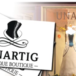 Unartig - Logo und Schaufenster