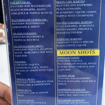The Moon Saloon - Drink Menu - Sports Bars Near Me - Peoria, Arizona The Moon Saloon - Drink Menu - Sports Bars Near Me - Peoria, Arizona