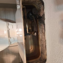 Inside of toilet tank, 2 views. Where are you? Best Western Plus Rio Grande Inn Durango, Colorado Room 235 Aug 2025