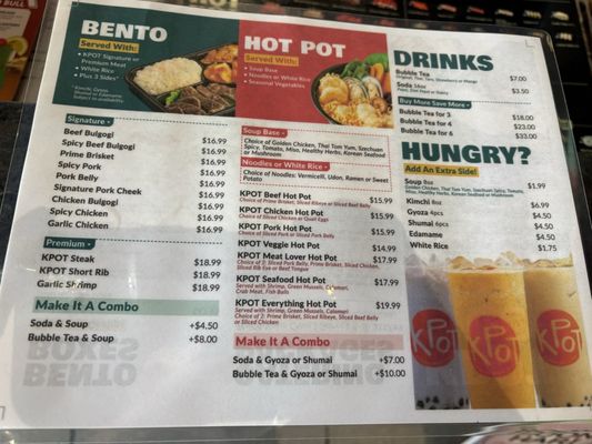 Menu photo 3 KPOT Korean BBQ & Hot Pot Tucker, GA Menu photo 3 KPOT Korean BBQ & Hot Pot Tucker, GA