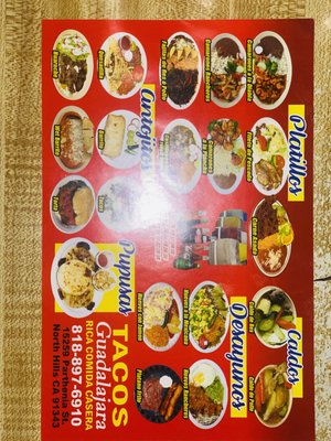 Menu photo 2 Tacos Guadalajara North Hills, CA Menu photo 2 Tacos Guadalajara North Hills, CA