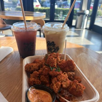 Bopomofo Cafe - Jasmine milk tea Popcorn chicken - Bubble Tea Near Me - Artesia, California Bopomofo Cafe - Jasmine milk tea Popcorn chicken - Bubble Tea Near Me - Artesia, California