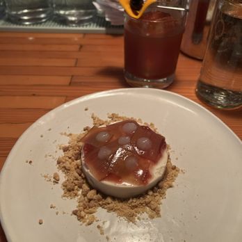 Seabird - Panna cotta and the Seabird Old Fashioned - Seafood Near Me - Bainbridge Island, Washington Seabird - Panna cotta and the Seabird Old Fashioned - Seafood Near Me - Bainbridge Island, Washington