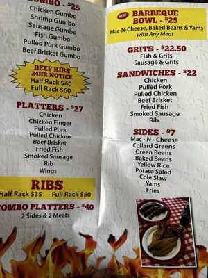 Menu photo 2 Back Alley Barbeque Pennsauken, NJ Menu photo 2 Back Alley Barbeque Pennsauken, NJ