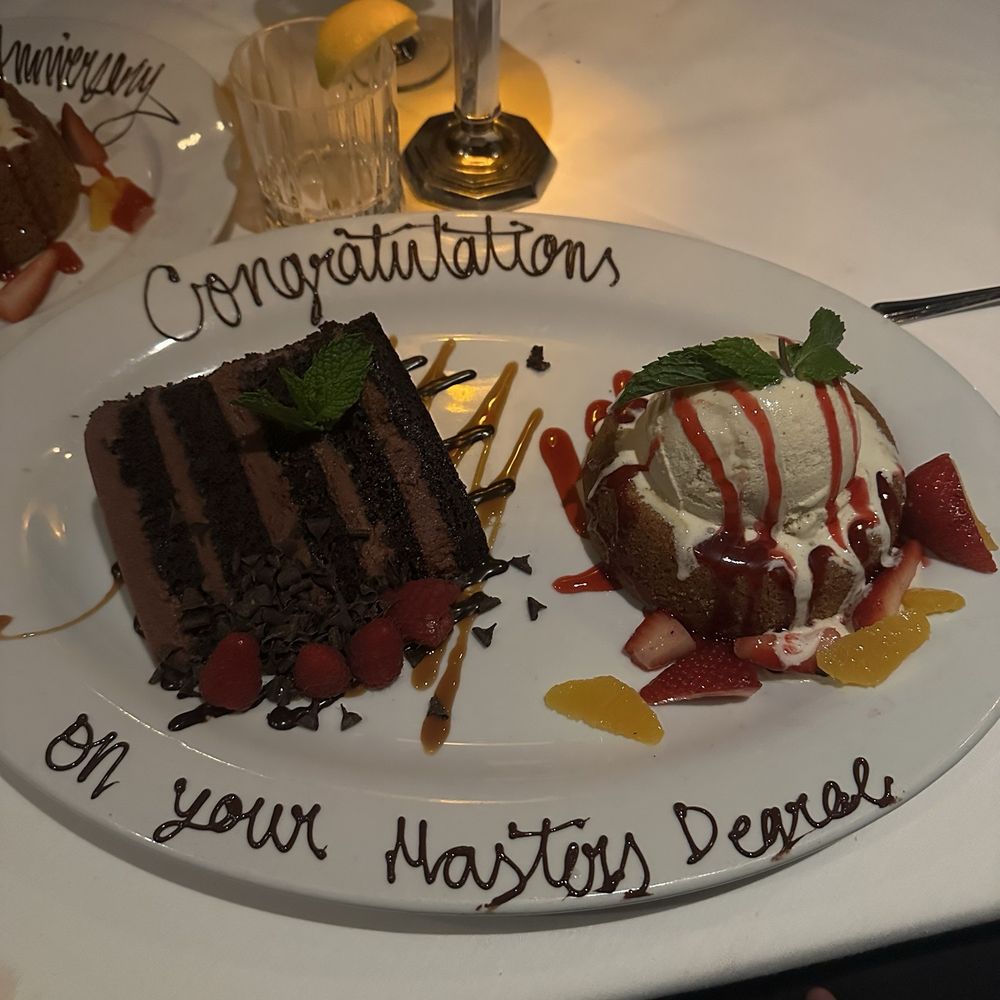 Desert for graduation