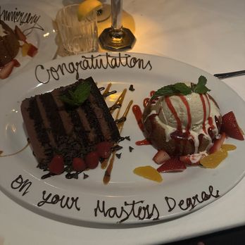 Mastro's Steakhouse - Desert for graduation - Steakhouses Near Me - Costa Mesa, California Mastro's Steakhouse - Desert for graduation - Steakhouses Near Me - Costa Mesa, California
