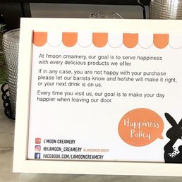 Happiness Policy Sign