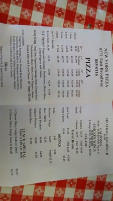 Menu photo 3 New York Pizza Tucson, AZ Menu photo 3 New York Pizza Tucson, AZ