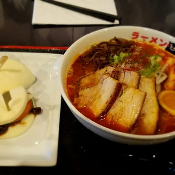 Ramen Kumamoto - The spicy ramen and pork bun was mouth watering delicious! - Ramen Near Me - Newark, Delaware Ramen Kumamoto - The spicy ramen and pork bun was mouth watering delicious! - Ramen Near Me - Newark, Delaware