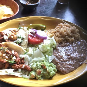 El Michoacano Restaurant - Lunch special tacos; pastor - Mexican Near Me - Hollister, California