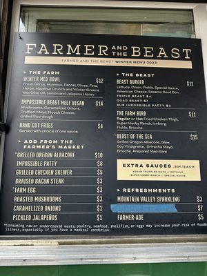Menu photo 3 Farmer And The Beast Portland, OR