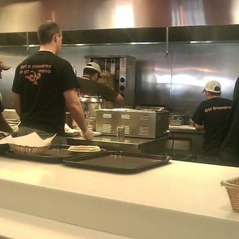 Naf Naf Grill - Busy grill area - Middle Eastern Near Me - Naperville, Illinois