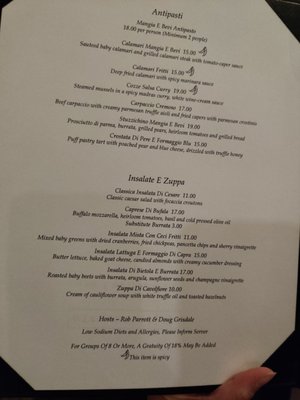 Menu photo 1 Mangia E Bevi Ristorante West Vancouver, BC Menu photo 1 Mangia E Bevi Ristorante West Vancouver, BC