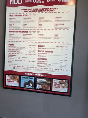 Menu photo 1 MOD Pizza Charleston, SC