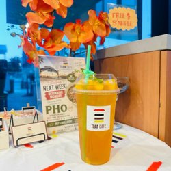 Peach chill tea