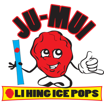 Ju-Mui Frozen Hawaiian Pops - Pomai's rendering of a proposed logo for Ju-Mui Li Hing Ice Pops (not an official design) - Shaved Ice Near Me