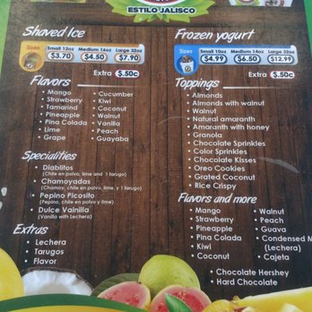 Fruit On Ice - Desserts Near Me - McAllen, Texas Fruit On Ice - Desserts Near Me - McAllen, Texas