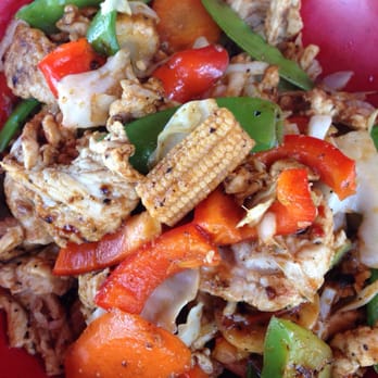 Genghis Grill - Stir fry turkey breast with veggies & brown rice, very low oil! Mmmm - Mongolian Near Me - San Antonio, Texas Genghis Grill - Stir fry turkey breast with veggies & brown rice, very low oil! Mmmm - Mongolian Near Me - San Antonio, Texas