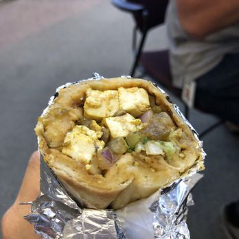 Johal Chaat and Curry - Paneer wrap. Tasty! $8 - Food Trucks Near Me - Sunnyvale, California