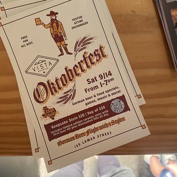 Vista Brewing - Oktoberfest 9.14 - Sandwiches Near Me - San Antonio, Texas Vista Brewing - Oktoberfest 9.14 - Sandwiches Near Me - San Antonio, Texas