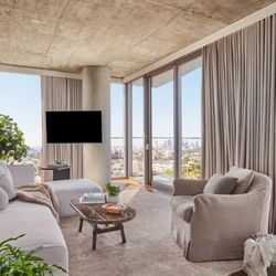 1 Hotel West Hollywood - One Bedroom Suite Living Room