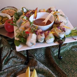 Chef Shawn Sei - The best fresh rolls ever. Such a delicious dipping sauce!