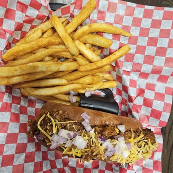 Downtown Diner - Coney dog with fries - American Near Me - Berlin, Ohio