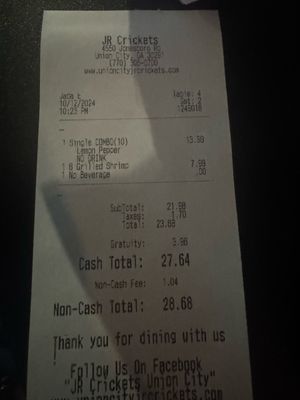 J. R. Crickets Union City by null