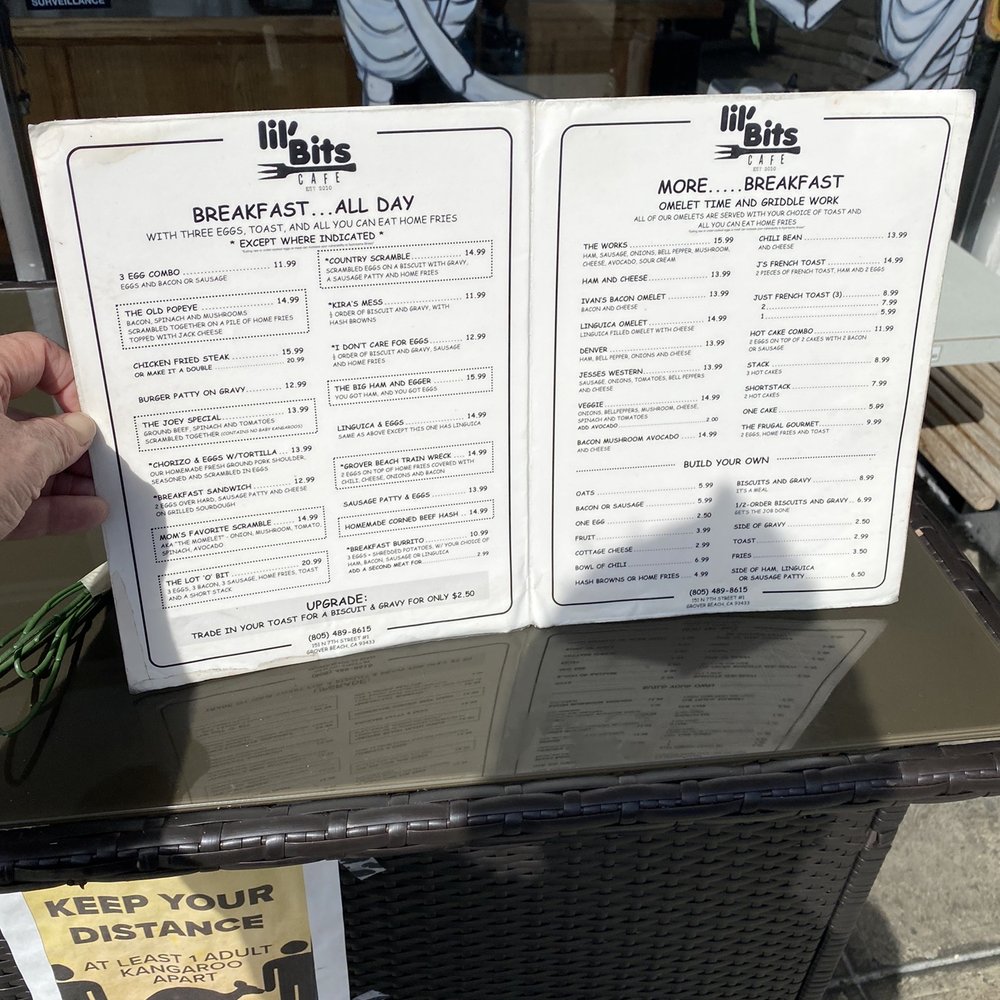 Lil'Bits - Menu - American Near Me - Grover Beach, California Lil'Bits - Menu - American Near Me - Grover Beach, California