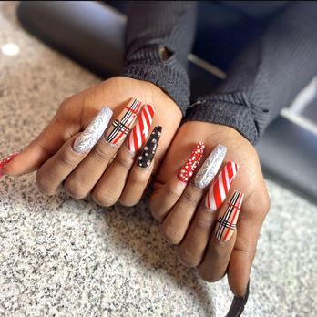 Nail Trap - Christmas nails - Nail Salons Near Me - Sugar Land, Texas Nail Trap - Christmas nails - Nail Salons Near Me - Sugar Land, Texas
