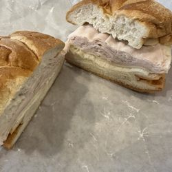 Joe's Deli - Trash. This was $11. Asked for lettuce, tomato, etc and was given this. Joe's used to be great back in the day.