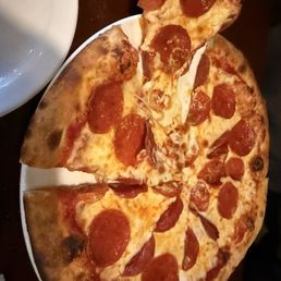 Pepperoni pizza, no hot honey Pepperoni pizza, no hot honey
