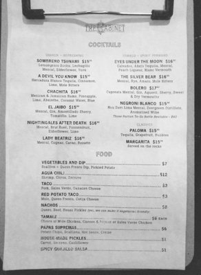 The Cabinet Mezcal Bar by null