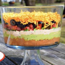 Elaine's Catering - Taco layer salad!