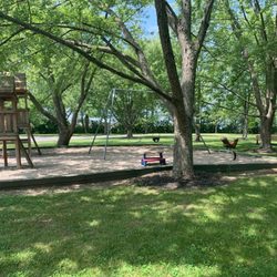 Van Buren State Park - Playground with baby swing