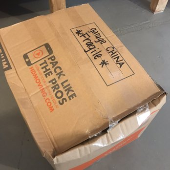 Movers Best - My wife's expensive dishes. Was unpacked looking like this. Crunched up despite marking it "fragile." - Movers Near Me - Irvine, California Movers Best - My wife's expensive dishes. Was unpacked looking like this. Crunched up despite marking it "fragile." - Movers Near Me - Irvine, California