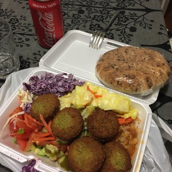 Pita Point - The falafel platter with pita and a coke - Middle Eastern Near Me - Brooklyn, New York Pita Point - The falafel platter with pita and a coke - Middle Eastern Near Me - Brooklyn, New York