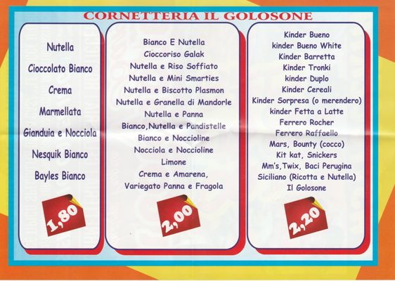 Menu photo 1 Il Golosone Villaricca, NA