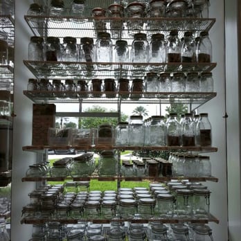 The Container Store - Wall of glass containers at the Container Store - Home Organization Near Me - Orlando, Florida The Container Store - Wall of glass containers at the Container Store - Home Organization Near Me - Orlando, Florida